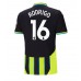 Maillot de foot Manchester City Rodri Hernandez #16 Extérieur vêtements 2024-25 Manches Courtes